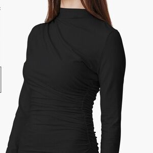 Habitual Funnel Neck Long Sleeve Top, XL